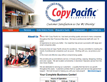 Tablet Screenshot of copypacific.com